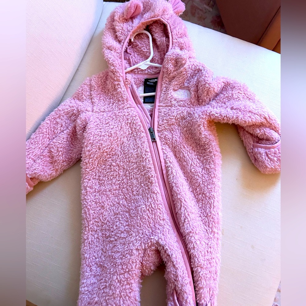 The north face bunting 3-6 months . So warm and cute